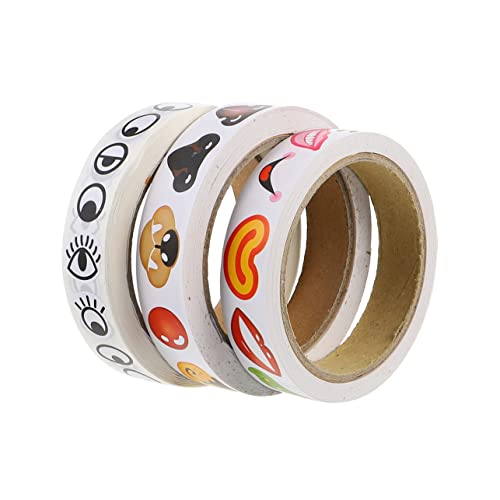 Didiseaon 3rollen Augen Nase Und Mund Aufkleber Für Junge Mädchen Selbstklebende Cartoon-Sticker Für Kunstprojekte Und Bastelarbeiten Kreative Materialien Für Jungen Und Mädchen Didiseaon 3rollen Augen Nase Und Mund Aufkleber Für Junge Mädchen Selbstklebende Cartoon-Sticker Für Kunstprojekte Und Bastelarbeiten Kreative Materialien Für Jungen Und Mädchen von Didiseaon