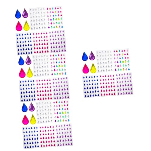 Didiseaon 4 Sätze Kristalldiamant-aufkleber Gesicht Edelstein-aufkleber Edelsteine Make-up-diamanten Für Die Augen Make -up -juwelen Face Gems Festival Strasssteine Bunt 5 Blätter * 4 Didiseaon 4 Sätze Kristalldiamant-aufkleber Gesicht Edelstein-aufkleber Edelsteine Make-up-diamanten Für Die Augen Make -up -juwelen Face Gems Festival Strasssteine Bunt 5 Blätter * 4 von Didiseaon