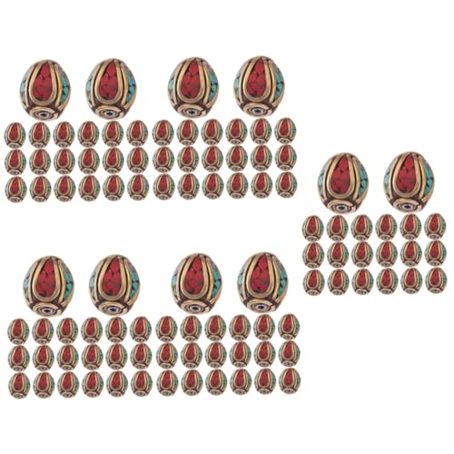 Didiseaon 4 Sätze Tibetanische Spacer Perlen Handgemachte Buddha Perlen Grünem Türkis Antike Diy Schmuckperlen Für Buddhistische Aktivitäten Und Kreative Projekte 20 Stück * 4 Didiseaon 4 Sätze Tibetanische Spacer Perlen Handgemachte Buddha Perlen Grünem Türkis Antike Diy Schmuckperlen Für Buddhistische Aktivitäten Und Kreative Projekte 20 Stück * 4 von Didiseaon