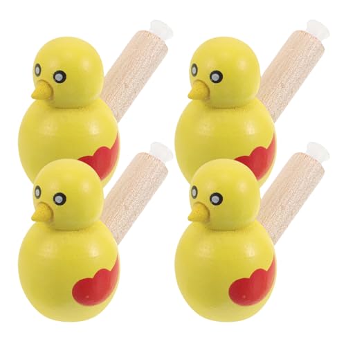 Didiseaon 4 Stück Pfeifen in Vogelform: Pfeifenspielzeug, Musikinstrument, Interaktiver Vogelgeräuschmacher, Strumpffüller Für Partygeschenke, Outdoor-aktivitäten, Gelb Didiseaon 4 Stück Pfeifen in Vogelform: Pfeifenspielzeug, Musikinstrument, Interaktiver Vogelgeräuschmacher, Strumpffüller Für Partygeschenke, Outdoor-aktivitäten, Gelb von Didiseaon