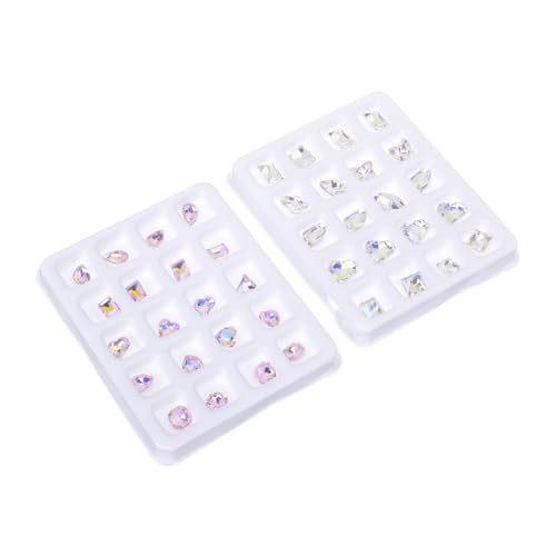 Didiseaon 40 Stück Strasssteine nageln Dekoration Maniküre- Nagel Strass Hotfix strasssteine für nägel nail decoration Flatback -Strasssteine DIY nail art zubehör Plastik Colorful Didiseaon 40 Stück Strasssteine nageln Dekoration Maniküre- Nagel Strass Hotfix strasssteine für nägel nail decoration Flatback -Strasssteine DIY nail art zubehör Plastik Colorful von Didiseaon