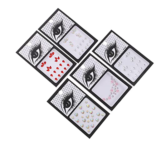 Didiseaon 5 Blätter Strass-aufkleber Edelsteine für Das Gesicht Strasssteine für Strasssteine für Kleidung Nägel Bulk -strasssteine für Das Handwerk Groß Farbe Hotfix Gesichts- Acryl Didiseaon 5 Blätter Strass-aufkleber Edelsteine für Das Gesicht Strasssteine für Strasssteine für Kleidung Nägel Bulk -strasssteine für Das Handwerk Groß Farbe Hotfix Gesichts- Acryl von Didiseaon