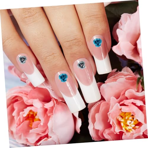 Didiseaon 5 Boxen Blumen Nail Charms Metall Strasssteine Nageldesign Schmuck DIY Nail Art Zubehör für Nägel Telefonhüllen Kleidung Geschenk Nageldesignerin Accessoires von Didiseaon
