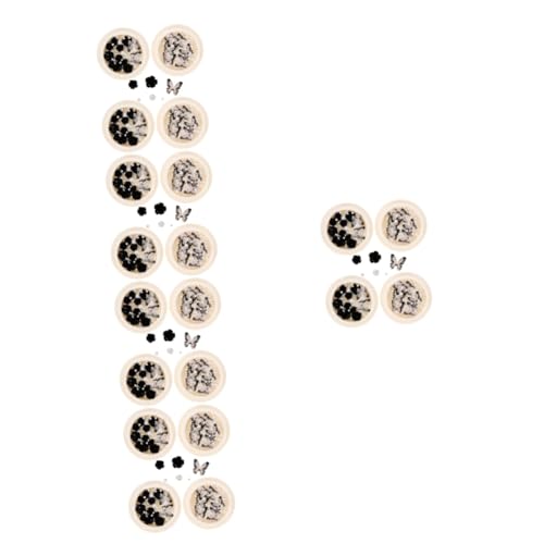 Didiseaon 5 Sätze Dunkler Nageldiamant Kristalle Strasssteine Nagel Charms Reiz Klebstoff Nagelsteine Gelnägel Nail Decoration Nagelperlen Diy -nagelzauber Blumen-nagelanhänger Harz 4boxen*5 von Didiseaon
