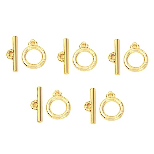 Didiseaon 5 Sätze Goldene Ot verschlüsse aus Metall Langlebig und Einfach zu Bedienen für DIY armbänder Halsketten und Schmuckherstellung Inklusive Verschluss Kompatibel für Reparaturen und Didiseaon 5 Sätze Goldene Ot verschlüsse aus Metall Langlebig und Einfach zu Bedienen für DIY armbänder Halsketten und Schmuckherstellung Inklusive Verschluss Kompatibel für Reparaturen und von Didiseaon