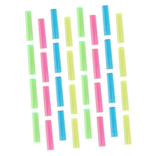 Didiseaon 50 Stück Mäppchen Bleistiftkappen Bleistiftabdeckungen Stiftschutz pencil extender Transparente Stiftkappen buntstifte Bleistiftspitzenschutz Bleistiftspitzenabdeckungen Plastik von Didiseaon