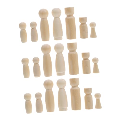 Didiseaon 50 Stück Teiliges Holzpuppen Basteln und Bemalen Unvollendete DIY Holzfiguren für Glatte Oberfläche Vielseitig als Dekoration Fotorequisite und Spielzubehör Geeignet Didiseaon 50 Stück Teiliges Holzpuppen Basteln und Bemalen Unvollendete DIY Holzfiguren für Glatte Oberfläche Vielseitig als Dekoration Fotorequisite und Spielzubehör Geeignet von Didiseaon