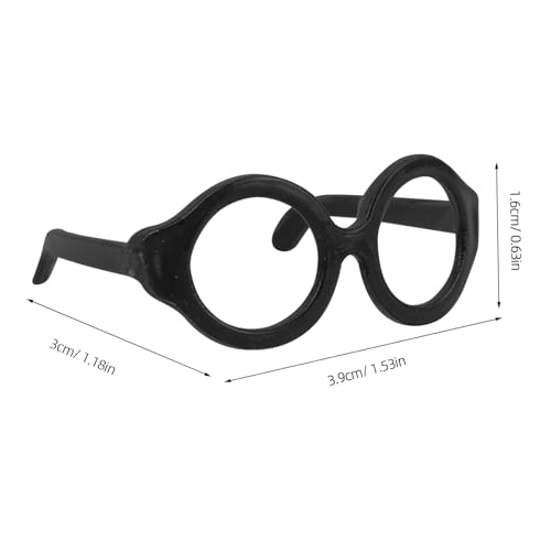 Didiseaon 50 Stück Teiliges Miniatur Puppenbrillen Runde Schwarze Rahmen Strapazierfähige Doll Dress Up Brillen Modische Accessoires für Puppen Einfach Anzuziehen Mini Doll Glasses Props Didiseaon 50 Stück Teiliges Miniatur Puppenbrillen Runde Schwarze Rahmen Strapazierfähige Doll Dress Up Brillen Modische Accessoires für Puppen Einfach Anzuziehen Mini Doll Glasses Props von Didiseaon