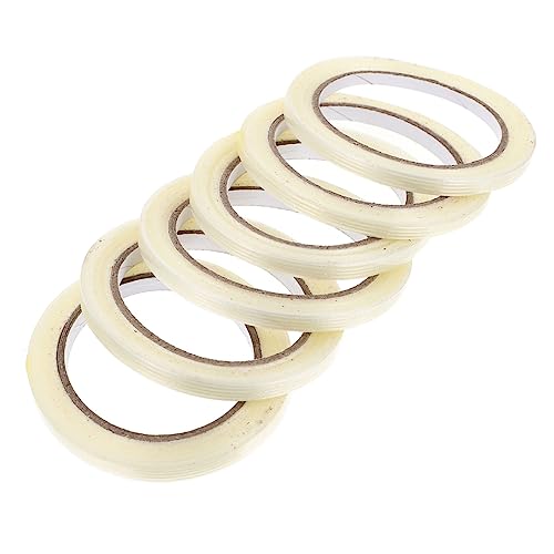 Didiseaon 6 Rollen Glasfaserband Klebeband Selbstklebend Weiß Teppichband Industriell Streifenbildung Reißfeste Bänder Klempnerband Glasfaserbänder Umreifung Dünn Glasfasergewebe Transparent Didiseaon 6 Rollen Glasfaserband Klebeband Selbstklebend Weiß Teppichband Industriell Streifenbildung Reißfeste Bänder Klempnerband Glasfaserbänder Umreifung Dünn Glasfasergewebe Transparent von Didiseaon