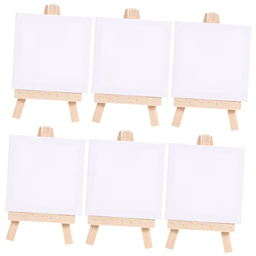Didiseaon 6 Sätze Hölzerne Staffelei Set leere kleine Leinwände zum Malen Schluck Malerei painting set for bastel set malen Ölgemälde auf Bambus Weiß Didiseaon 6 Sätze Hölzerne Staffelei Set leere kleine Leinwände zum Malen Schluck Malerei painting set for bastel set malen Ölgemälde auf Bambus Weiß von Didiseaon