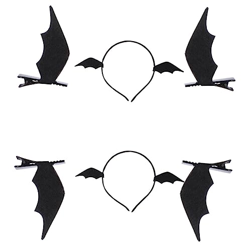 Didiseaon 6 Stück Teiliges Halloween Haarclips mit Teufelsflügeln Haarreif und Haarklammern für Erwachsene für Halloween Partys und Fotoshootings und Bequem Didiseaon 6 Stück Teiliges Halloween Haarclips mit Teufelsflügeln Haarreif und Haarklammern für Erwachsene für Halloween Partys und Fotoshootings und Bequem von Didiseaon