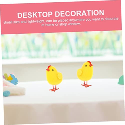 Didiseaon 6 Stück Teiliges Kleine Plüsch Küken Osterdekoration aus Weichem Material Dekorative Hühnerfiguren für Zuhause und Osterkorb Bunte Kunstfiguren für Festliche Atmosphäre von Didiseaon