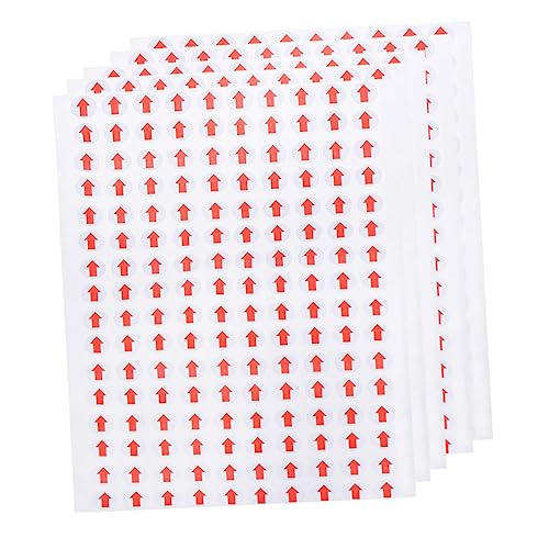Didiseaon 60 Blatt Rote Aufkleber Praktische Warn und Indikatoretiketten Selbstklebend Haftet Glatten Oberflächen für Lager und Bürogebrauch Didiseaon 60 Blatt Rote Aufkleber Praktische Warn und Indikatoretiketten Selbstklebend Haftet Glatten Oberflächen für Lager und Bürogebrauch von Didiseaon