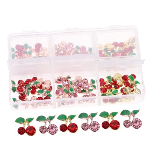 Didiseaon 60 Stück Strasssteine für Nägel Kirsche Nail Art Zubehör Diy Deko Funkelnde für Nageldesign Vielseitig Einsetzbar für Bastelprojekte Didiseaon 60 Stück Strasssteine für Nägel Kirsche Nail Art Zubehör Diy Deko Funkelnde für Nageldesign Vielseitig Einsetzbar für Bastelprojekte von Didiseaon