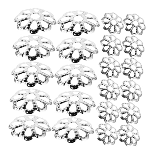 Didiseaon 600 Stück Blumen Spacer Perlen Hohler Blütenkappen für Diy Schmuck Geeignet für Halsketten Armbänder und Ohrringe Langlebig und Leicht von Didiseaon