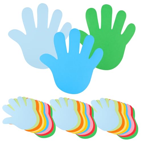 Didiseaon 72 Stück Handflächen-Modellierpapierausschnitte Kunststaffelei für Dekoration klein bunt outs pailletten papierschere DIY-Palmausschnitte aus Papier zarte Tapetenausschnitte Didiseaon 72 Stück Handflächen-Modellierpapierausschnitte Kunststaffelei für Dekoration klein bunt outs pailletten papierschere DIY-Palmausschnitte aus Papier zarte Tapetenausschnitte von Didiseaon