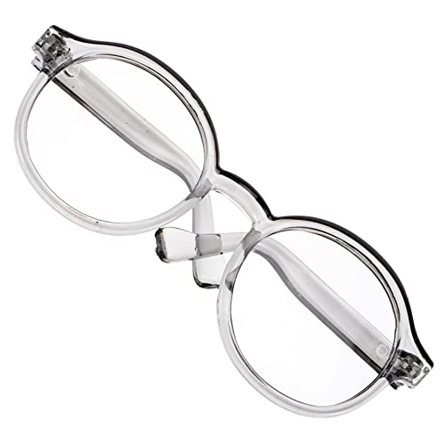 Didiseaon Brillenpuppe puppenkleidung Puppen Kleidung Puppenkunsthandwerksprojekte Puppenbrille Puppenaccessoire Gläser für Puppen tragen Puppe verkleiden Zubehör Puppenzubehör Plastik Grey von Didiseaon