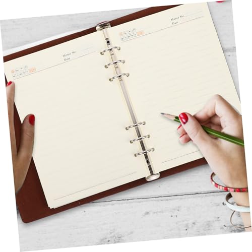 Didiseaon Business Notizbuch PU Kunstleder Nachfüllbar Notizblock Journal für Büro Schreibblock Braun Didiseaon Business Notizbuch PU Kunstleder Nachfüllbar Notizblock Journal für Büro Schreibblock Braun von Didiseaon