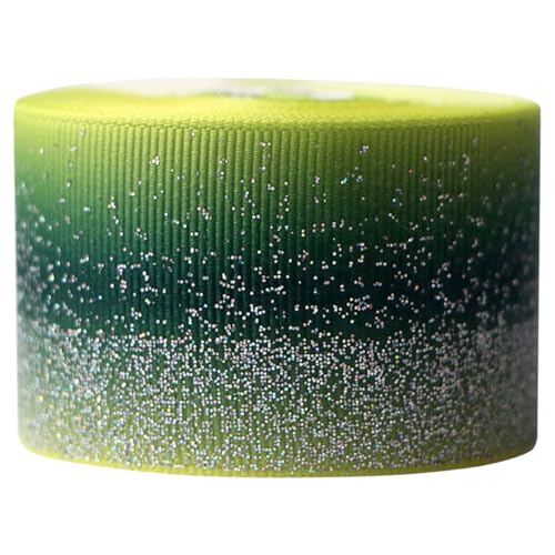 Didiseaon Grosgrain Band mit Farbverlauf Grün Yards DIY Geschenkband für Hochzeit Party Dekoration Langlebiges Material zum Basteln Floristik und Geschenkverpackung von Didiseaon