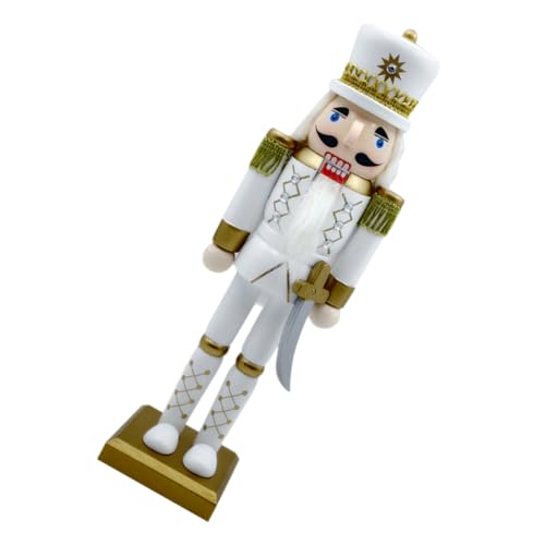 Didiseaon Holz Weihnachtsknacker Soldat Weihnachtsdekoration Traditionelle Weihnachtsdeko Tischornament Xmas Holzfigur von Didiseaon
