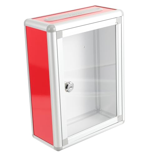 Didiseaon Kasten Liebesbox Inhaber Öffentlich Wohltätigkeit Spendenboxen Für Wohltätige Zwecke Spendenboxen Für Fundraising Post Anregung Tipp An Der Wand Montiert Party Aluminiumlegierung von Didiseaon