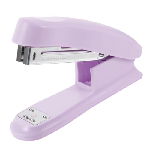 Didiseaon Kompakter Metall-heftgerät für Schreibtisch Tragbarer Büro-stapler in Lavendel Komfortabel und Leicht zu Bedienen für Schule Arbeitsplatz und Zuhause Schnelles Heften Mehrerer von Didiseaon