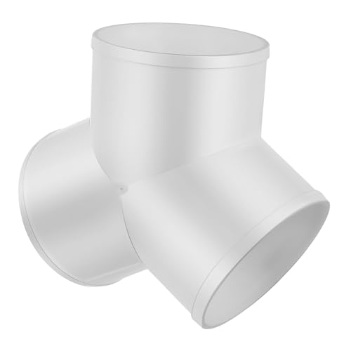 Didiseaon PVC Y Form Rohrverbinder Lüftungsrohr Abzweig Verteiler Leicht und Robust Für Wohn und Gewerbelüftung Einfache Montage Geräuscharm und Wartungsarm von Didiseaon