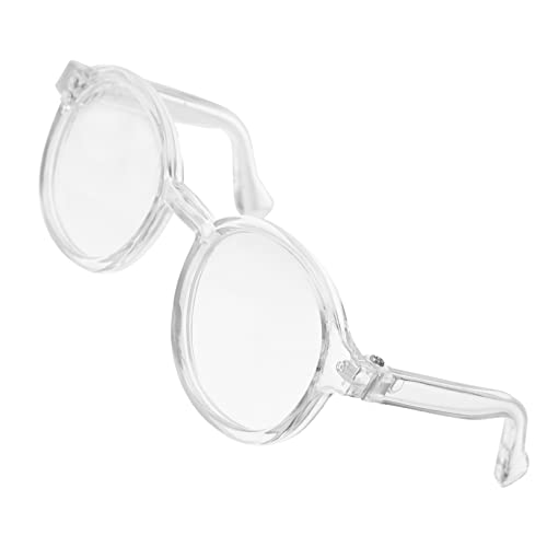 Didiseaon Puppenbrille Brillenrequisiten Zum Anziehen Brillen Für Puppen Gläser Dekore Praktische Gläserdekore Modische Brillendekore Dekorative Puppengläser Transparent Plastik von Didiseaon