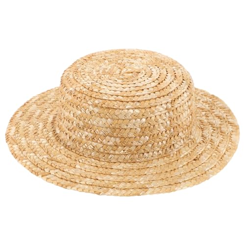 Didiseaon Puppengrashut Kleiner Hut Puppenaccessoire Puppenhut Handgefertigter Hut Puppenzubehör DIY Rand Mini für Spitze gestrickt deko kleine Hüte zum Basteln Hut basteln Stroh Khaki Didiseaon Puppengrashut Kleiner Hut Puppenaccessoire Puppenhut Handgefertigter Hut Puppenzubehör DIY Rand Mini für Spitze gestrickt deko kleine Hüte zum Basteln Hut basteln Stroh Khaki von Didiseaon