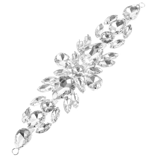 Didiseaon Rhinestone Wasserfall Applikation für DIY Hochzeitskleider und Schuhe Weiße Strass Dekoration für Kleidung Accessoires und Handwerk Langlebig und Vielseitig Einsetzbar Didiseaon Rhinestone Wasserfall Applikation für DIY Hochzeitskleider und Schuhe Weiße Strass Dekoration für Kleidung Accessoires und Handwerk Langlebig und Vielseitig Einsetzbar von Didiseaon