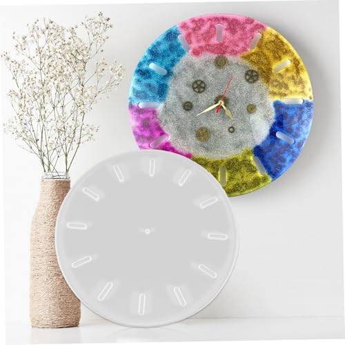 Didiseaon Silikon Uhrform Flexibel Langlebig Silikonform für Epoxidharz DIY Wanduhr Basteln Uhr Gießform mit Feinen Details für Harz Kunsthandwerk Didiseaon Silikon Uhrform Flexibel Langlebig Silikonform für Epoxidharz DIY Wanduhr Basteln Uhr Gießform mit Feinen Details für Harz Kunsthandwerk von Didiseaon