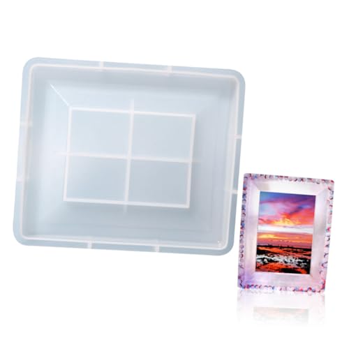 Didiseaon Silikonform für Fotorahmen Gießform Langlebig Wiederverwendbar Leicht zu Reinigen Multifunktional für DIY Bilderrahmen und Kreative Epoxidharz Kunstwerke Sicher Flexibel Glatt Didiseaon Silikonform für Fotorahmen Gießform Langlebig Wiederverwendbar Leicht zu Reinigen Multifunktional für DIY Bilderrahmen und Kreative Epoxidharz Kunstwerke Sicher Flexibel Glatt von Didiseaon