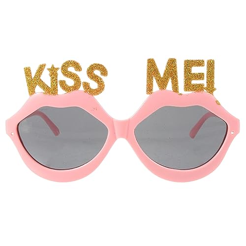 Didiseaon Sonnenbrille Bulk Für Erwachsene Lippenform-Sonnenbrille Lustige Party-Brille Kiss Me-Brille Damen-Neuheitsbrille Für Brautparty Junggesellenabschied Sommer-Strandbar-Party von Didiseaon