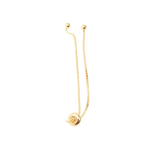Didiseaon Sterling Silber Kettenverlängerung Verstellbare Kette mit Perlen und Karabiner für DIY Schmuckherstellung Gold Didiseaon Sterling Silber Kettenverlängerung Verstellbare Kette mit Perlen und Karabiner für DIY Schmuckherstellung Gold von Didiseaon