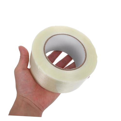 Didiseaon Strapping Tape Transparent Fiberglass Verstärktes Klebeband Stark Haftend Für Verpackung Versand Bündelung Schwerlast Fadenverstärktes Paketband von Didiseaon