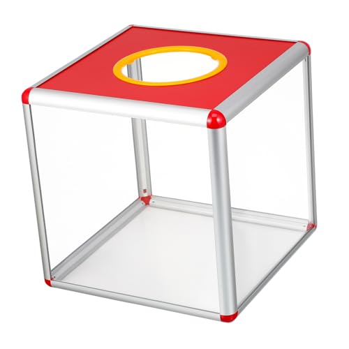 Didiseaon Transparente Spendenbox Gewinnspielbox für Veranstaltungen Wahlurne Abstimmungen Abnehmbar Vielseitig Einsetzbar für Spenden Karten von Didiseaon