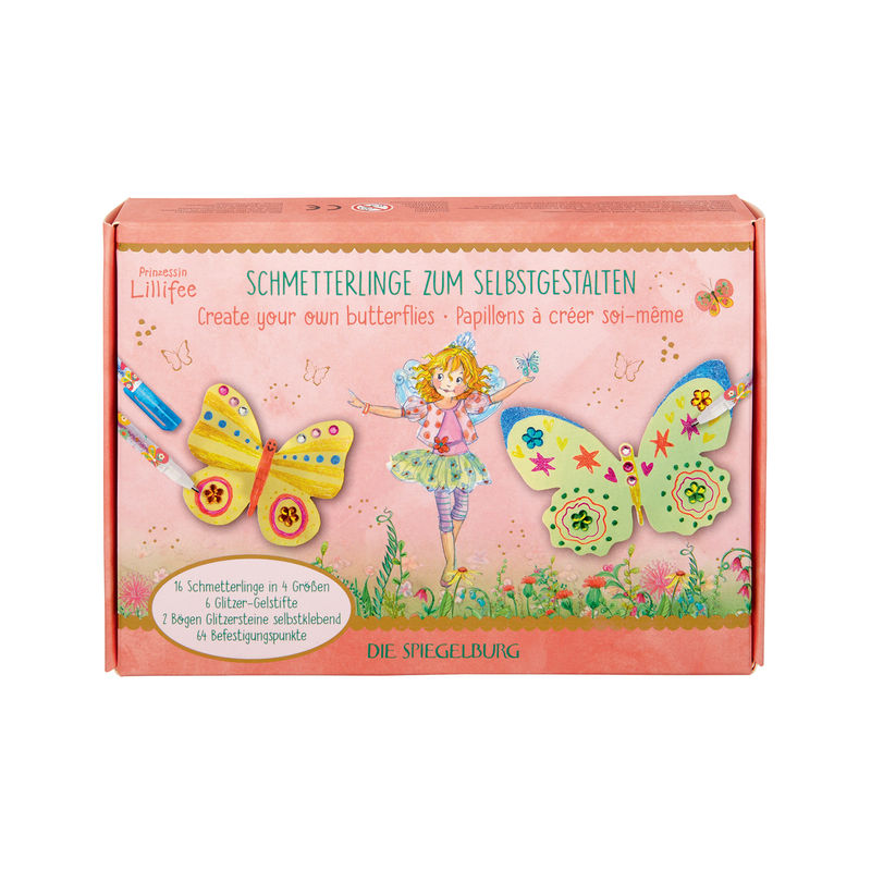 Bastelset Prinzessin Lillifee - Schmetterlinge 88-Teilig von Die Spiegelburg