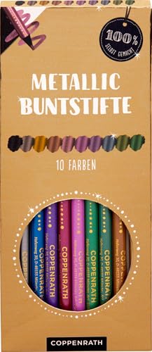 Die Spiegelburg Coppenrath 95771 100% selbst gemacht - Metallic-Buntstifte: 10 Farben Die Spiegelburg Coppenrath 95771 100% selbst gemacht - Metallic-Buntstifte: 10 Farben von Die Spiegelburg