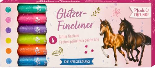 Die Spiegelburg - Glitzer-Fineliner - Pferdefreunde von Die Spiegelburg