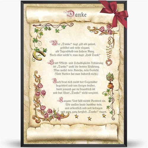Die Staffelei Glückwunschkarte Danke Urkunde A4 / Witziges Gedicht auf hochwertigem Papier/besondere Geschenkidee für ein kleines Dankeschön Die Staffelei Glückwunschkarte Danke Urkunde A4 / Witziges Gedicht auf hochwertigem Papier/besondere Geschenkidee für ein kleines Dankeschön von Die Staffelei