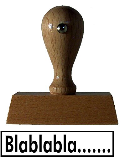 Sprüche-Stempel/Holzstempel Blablabla vom Kaufhaus2010 von Die Stempel GmbH