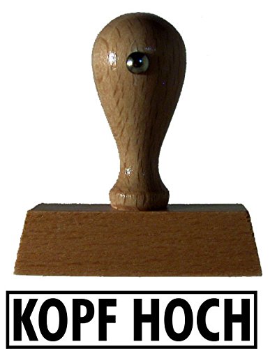 Sprüche-Stempel/Holzstempel Kopf hoch vom Kaufhaus2010 Sprüche-Stempel/Holzstempel Kopf hoch vom Kaufhaus2010 von Die Stempel GmbH