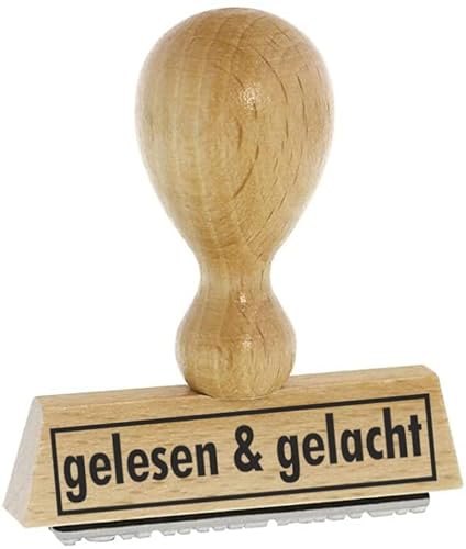 Sprüche-Stempel/Holzstempel gelesen & gelacht vom Kaufhaus2010 von Die Stempel GmbH