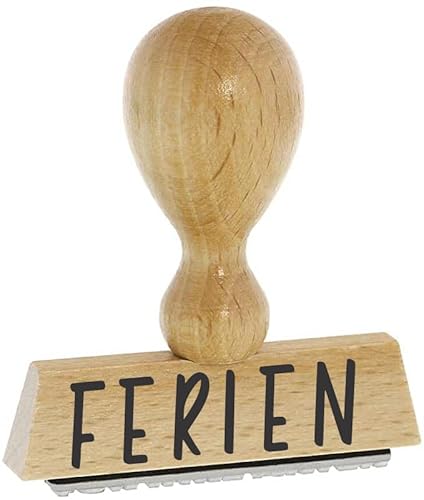Sprüche-Stempel – FERIEN - von Kaufhaus 2010 aus Holz & Gummi, zum Bestempeln von Schriftstücken aller Art, Gruß- und Glückwunschkarten, Textilien und vieles mehr. Sprüche-Stempel – FERIEN - von Kaufhaus 2010 aus Holz & Gummi, zum Bestempeln von Schriftstücken aller Art, Gruß- und Glückwunschkarten, Textilien und vieles mehr. von Die Stempel GmbH
