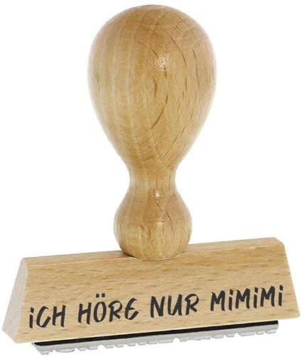 Sprüche-Stempel – ICH HÖRE NUR MIMIMI - von Kaufhaus 2010 aus Holz & Gummi, zum Bestempeln von Schriftstücken aller Art, Gruß- und Glückwunschkarten, Textilien und vieles mehr. Sprüche-Stempel – ICH HÖRE NUR MIMIMI - von Kaufhaus 2010 aus Holz & Gummi, zum Bestempeln von Schriftstücken aller Art, Gruß- und Glückwunschkarten, Textilien und vieles mehr. von Die Stempel GmbH