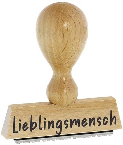 Sprüche-Stempel – Lieblingsmensch - von Kaufhaus 2010 aus Holz & Gummi, zum Bestempeln von Schriftstücken aller Art, Gruß- und Glückwunschkarten, Textilien und vieles mehr. Sprüche-Stempel – Lieblingsmensch - von Kaufhaus 2010 aus Holz & Gummi, zum Bestempeln von Schriftstücken aller Art, Gruß- und Glückwunschkarten, Textilien und vieles mehr. von Die Stempel GmbH