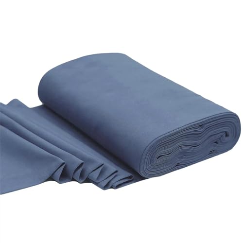 Bündchenstoff Softbündchen | Feinstrickbündchen | Schlauchware | Ökotex | Meterware | viele Farben | ab 50 cm (dunkeljeans) von Die Stofftante