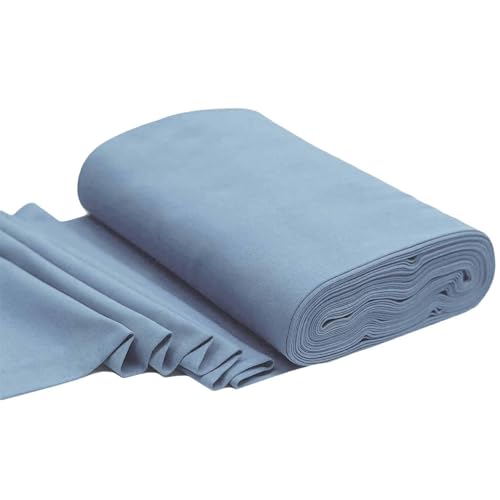 Bündchenstoff Softbündchen | Feinstrickbündchen | Schlauchware | Ökotex | Meterware | viele Farben | ab 50 cm (helles jeans) von Die Stofftante