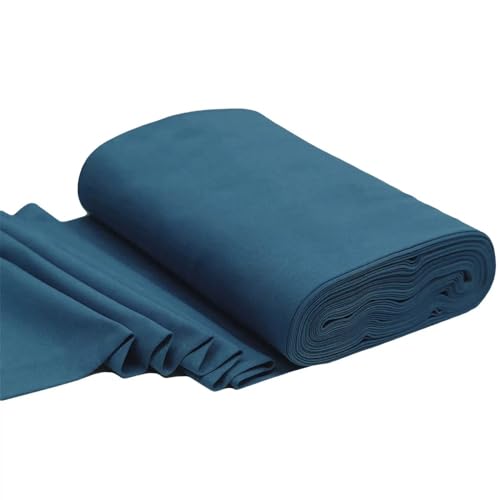 Bündchenstoff Softbündchen | Feinstrickbündchen | Schlauchware | Ökotex | Meterware | viele Farben | ab 50 cm (petrol) von Die Stofftante