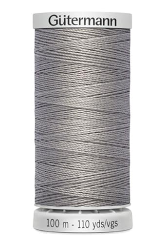 Gütermann Garn M782 Extra Stark Nähgarn Polyester 100m Nähmaschinengarn für alle stark beanspruchten Nähte (040 stahlgrau) von Die Stofftante